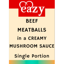 Beef Meatballs in Mushroom Sauce ±350g - Frozen